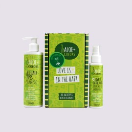Aloe+ Colors Shampoo and Hair Mist Set All Hair Types Shampoo All Hair Types Σαμπουάν Μαλλιών 250ml & Total Repair Hair Mist 100ml & ΔΩΡΟ Λαστιχάκι Μαλλιών