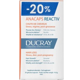 Ducray Anacaps Reactiv 30 κάψουλες
