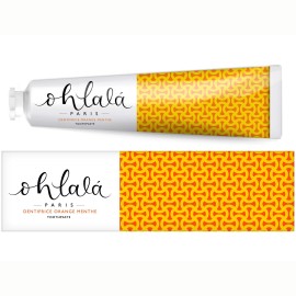 Ohlala Orange Mint Toothpaste Οδοντόκρεμα με Υπέροχη Γεύση Μέντα & Πορτοκάλι 75ml