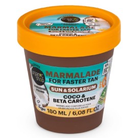 Organic Shop by Natura Siberica Paradise Found Coco & Beta Carotene Μαρμελάδα Σώματος για Ενίσχυση Μαυρίσματος, 180ml