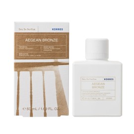 Korres Aegean Bronze Eau de Parfum Γυναικείο Άρωμα με Νότες από Φρέζια, Άμμο, Musk & Περγαμόντο 50ml