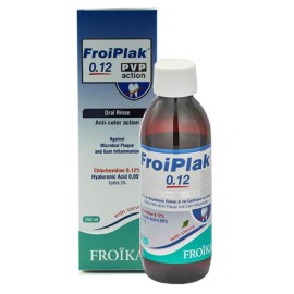 Froika Froiplak 0.12 PVP Action Στοματικό Διάλυμα με Στέβια 250ml