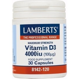 Lamberts Vitamin D3 4000iu 30caps