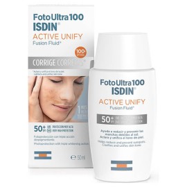 ISDIN Foto Ultra 100 Active Unify Fusion Fluid Αντηλιακό Προσώπου SPF50+ 50ml