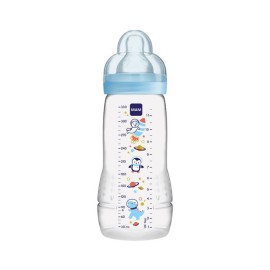 Mam Easy Active Baby Bottle Μπιμπερό Μπλέ 4+m 330ml