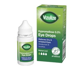 Vizulize Hypromellose 0.3% Eye Drops for Dry Eyes 10ml