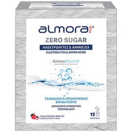 Elpen Almora Zero Sugar Amino Absorb Ηλεκτρολύτες με Αμινοξέα για Προηγμένη Ενυδάτωση Χωρίς Ζάχαρη, 12 φακελίσκοι
