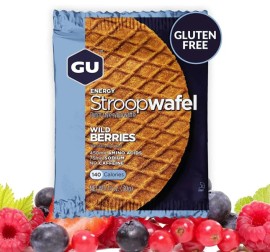 GU Energy Stroopwafel Wild Berries – Βιολογική Βάφλα με Γεύση Άγρια Βατόμουρα, 30gr