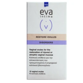 Intermed Eva Intima Restore Κολπικά υπόθετα 10τμχ