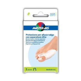 Master Aid Foot Care Προστατευτικό Βλαισού Μεγάλου Δαχτύλου με Διαχωριστικό 1τμχ