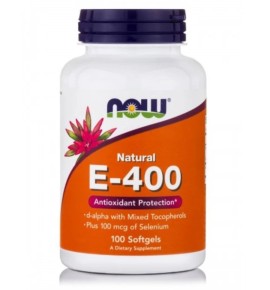 Now foods Vitamin E-400iu Selenium, 100 μαλακές κάψουλες