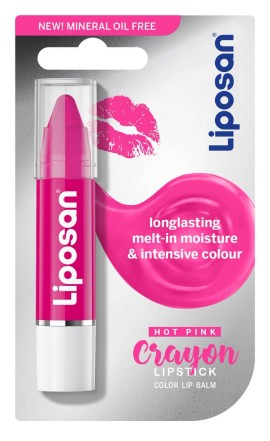 Liposan Hot Pink Crayon Lipstick 3.3ml