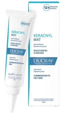 Ducray Keracnyl Mat Gel Εξισορρόπηση Γυαλάδας Μικτό προς Λιπαρό Δέρμα 30ml