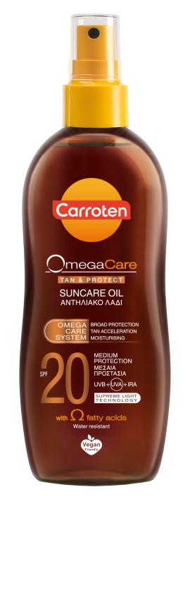 Carroten Omega Care Tan & Protect Oil SPF20 125ml