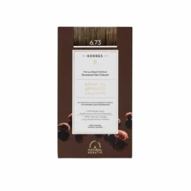 Korres Argan Oil Advanced Colorant 6.73 Μόνιμη Βαφή Μαλλιών Χρυσό Κακάο 50ml