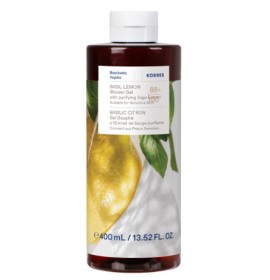 Korres Renewing Body Cleanser Αφρόλουτρο Βασιλικός Λεμόνι, 400ml