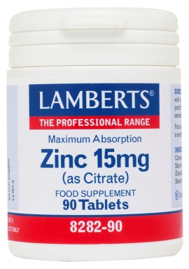 Lamberts Zinc 15mg 90 tabs