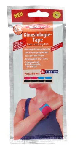 Wundmed Kinesiologie Tape-Ταινία Κινησιολογίας Καρπού-Γόνατος