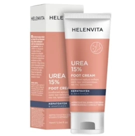Helenvita Urea 15% Ενυδατική Κρέμα Ποδιών με Ουρία, 75ml