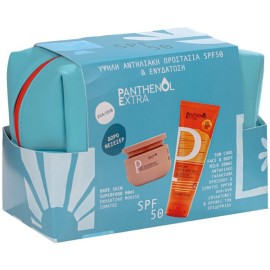 Panthenol Extra Promo Α Brighter Way to Care Αντηλιακό Γαλάκτωμα Σώματος & Προσώπου SPF50, 200ml, Bare Skin Superfood Mousse Σώματος, 80ml & Δώρο Νεσεσέρ, 1τεμ, 1σετ