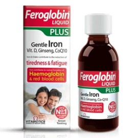 Vitabiotics Feroglobin Plus Liquid, 200ml