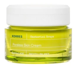 Korres Santorini Grape Poreless Light Skin Cream Κρέμα Προσώπου για Ενυδάτωση & Σύσφιξη, 40ml