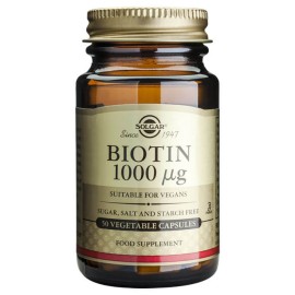 Solgar Biotin 1000mg, 50 Vegetable Caps