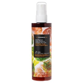 Korres Basil Mandarin Body Butter Spray Ενυδατικό Butter Σώματος Βασιλικός Μανταρίνι 250ml