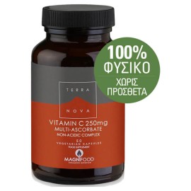 Terranova Vitamin C 250mg Multi Ascorbate Complex 50caps