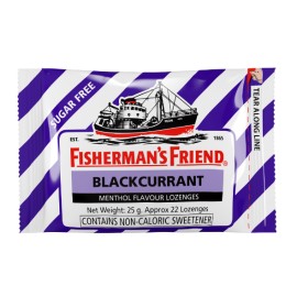 Fishermans Friend Καραμέλες με Γεύση Μαύρου Φραγκοστάφυλλου & Άρωμα Μινθόλης, 25gr