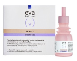 Intermed Eva Intima Biolact Douche Disorders Κολπικές Πλύσεις με Προβιοτικά, 4τεμ