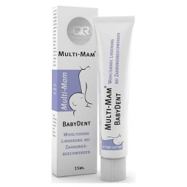 Multi-Mam BabyDent gel Ανακούφιση Ενοχλήσεων της Βρεφικής Οδοντοφυΐας 15ml