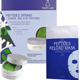 Youth Lab Promo Peptides Spring Hydra-Gel Eye Patches 60 Τεμάχια & Δώρο Peptides Reload Mask 4 Τεμάχια