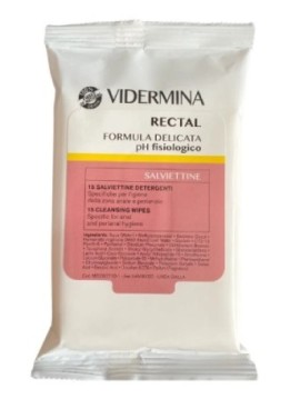 Epsilon Health Vidermina Rectal Cleansing Wipes, 15 τεμάχια