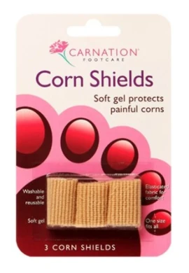 Carnation Corn Shields Επιθέματα Δακτύλων για Κάλους, 3 τεμάχια