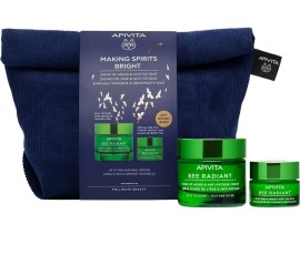 Apivita Bee Radiant Κρέμα Gel Ελαφριάς Υφής, 50ml & Δώρο Gel-Balm Νύχτας για Λείανση & Αναζωογόνηση, 15ml