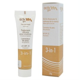 M Technologies Activ’ m Scar Gel 3-in-1 Πρόληψη & Αντιμετώπιση του Σχηματισμού Υπερτροφικών Ουλών & Χηλοειδών SPF25, 10g