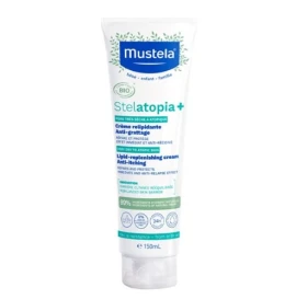 Mustela Stelatopia+ Lipid-Replenishing Cream Κρέμα Αναπλήρωσης Λιπιδίων Κατά του Κνησμού για Πρόσωπο & Σώμα, 150ml