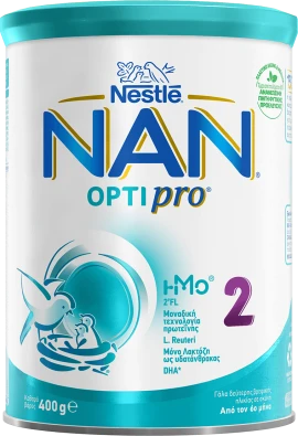 Nestle Nan Optipro 2 Βρεφικό Γάλα σε Σκόνη 400gr