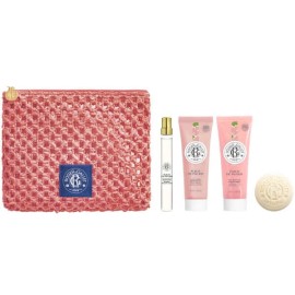 Roger&Gallet Discovery Set Σετ Περιποίησης Σώματος με Fleur de Figuier Wellbeing Μπάρα Σαπουνιού, 50g, Αφρόλουτρο, 50ml, Λοσιόν Σώματος, 50ml, Αρωματικό Νερό, 10ml & Δώρο Νεσεσέρ, 1τεμ, 1σετ