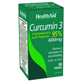 Health Aid Curcumin 3 600mg Κουρκουμίνη 30tabs