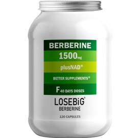Losebig Berberine 1500mg Plus Nad 120 κάψουλες