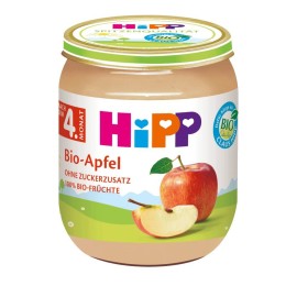 HiPP Γεύμα Μήλο Βιολογικής Καλλιέργειας μετά τον 4ο μήνα 125g