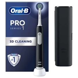 Oral-B Pro Series 1 Electric Toothbrush with Travel Case 1 Τεμάχιο - Μαύρο