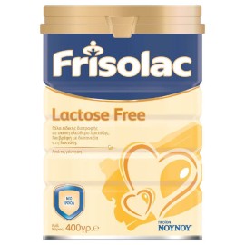 Frisolac Lactose Free Βρεφικό Γάλα Ελεύθερο Λακτόζης 400gr