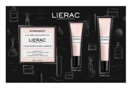 Lierac XMAS Εορταστικό Promo Pack Hydragenist με Kρέμα-Gel Προσώπου για Ενυδάτωση & Λάμψη, 50ml & Δώρο Ενυδατική Κρέμα Ματιών 7,5ml & Ορός Ενυδάτωσης Προσώπου, 15ml, 1σετ