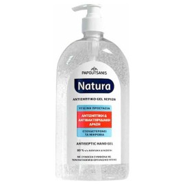 Papoutsanis Natura Αντισηπτικό Gel Χεριών 80% 1000ml