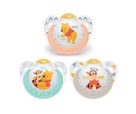 NUK Disney Classics Trendline Πιπίλα λάτεξ 0-6m με θήκη 1τμχ