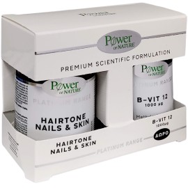 Power Health Platinum Range Hairtone Nails & Skin 30caps + Δώρο B-Vit-12 1000μg 20tabs