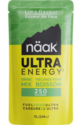 Näak Ultra Energy Drink Mix, Πόσιμοι Υδατάνθρακες, 72g Γεύση  Lime